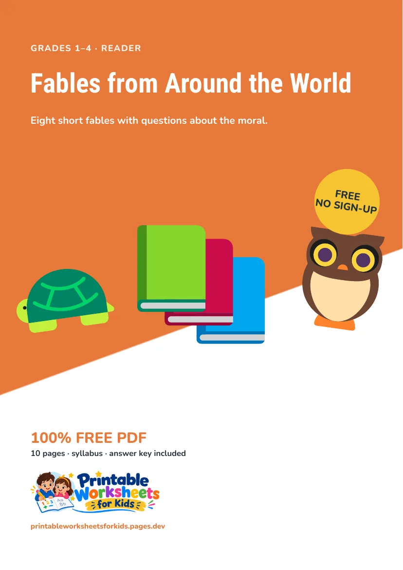 Fables from Around the World workbook cover
