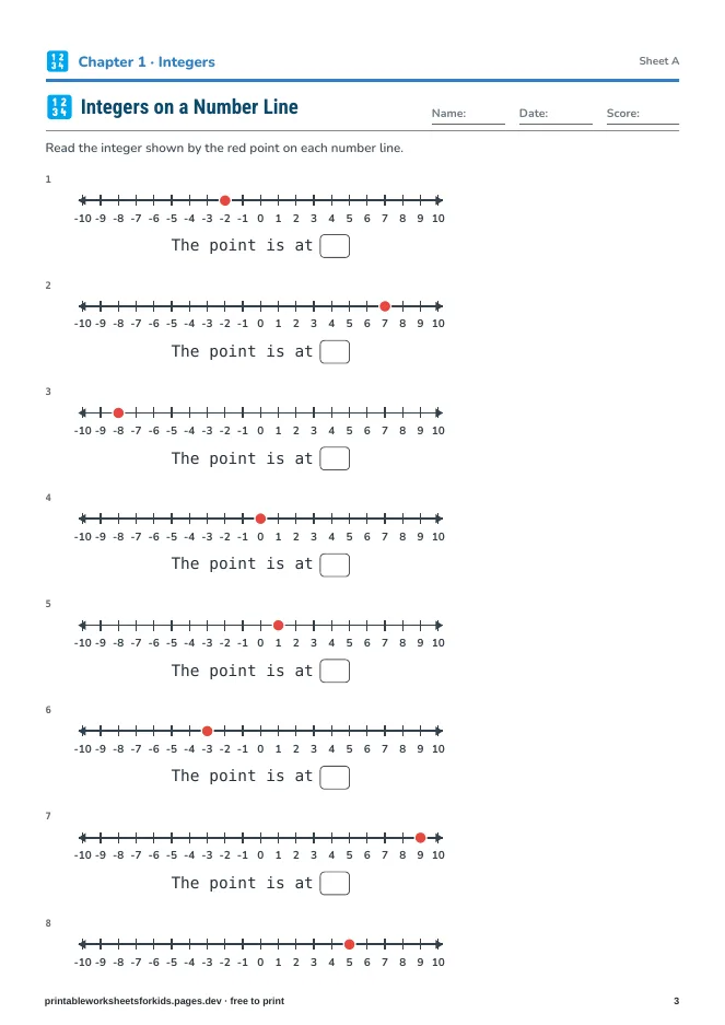 Grade 6 Math Bridge – Practice sheet