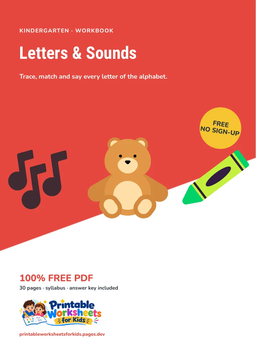 Letters & Sounds workbook cover